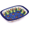 Polish Pottery Boleslawiec Stoneware Rectangular Baker With Handles 132 Cer maz UNIKAT pattern D145 H7879G