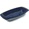 Polish Pottery Boleslawiec Stoneware Rectangular Baker With Handles GU1256 Zaklady Ceramiczne pattern 166A H5501B