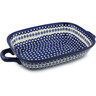 Polish Pottery Boleslawiec Stoneware Rectangular Baker With Handles GU1345 Zaklady Ceramiczne pattern 166A H8762B