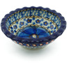 Polish Pottery Boleslawiec Stoneware Scalloped Bowl 268 Ceramika Artystyczna UNIKAT pattern U408 H2868C