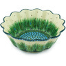 Polish Pottery Boleslawiec Stoneware Scalloped Fluted Bowl 912 Ceramika Artystyczna UNIKAT pattern U803 H6027G