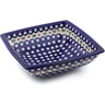 Polish Pottery Boleslawiec Stoneware Square Bowl 126 Cer maz pattern D175 H4646J