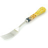 Polish Pottery Boleslawiec Stoneware Stainless Steel Fork GU1857 Zaklady Ceramiczne UNIKAT pattern 117ART H0315H