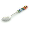 Polish Pottery Boleslawiec Stoneware Stainless Steel Spoon GU1855 Zaklady Ceramiczne UNIKAT pattern 134ART H0301H