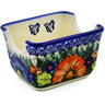 Polish Pottery Boleslawiec Stoneware Sugar Packet Holder 207 Cer maz UNIKAT pattern D86 H2084G