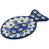 Polish Pottery Boleslawiec Stoneware Tea Bag Or Lemon Plate B47 Ceramika Artystyczna UNIKAT pattern U9992 H7933F