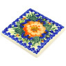 Polish Pottery Boleslawiec Stoneware Tile 190 Cer maz UNIKAT pattern D144 H2132G