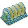 Polish Pottery Boleslawiec Stoneware Toast Holder 549 Ceramika Artystyczna UNIKAT pattern U803 H6347G