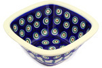 Square Bowl (small) - Peacock