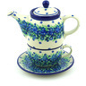 Polish Pottery Stoneware TEA SET FOR ONE