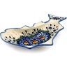 Polish Pottery Stoneware platter fish shaped