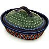 Polish Pottery Stoneware BAKER W/COVER