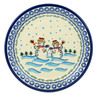 Polish Pottery Stoneware PLATE