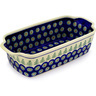 Polish Pottery Stoneware BAKER RECTANGULAR W/HANDLES
