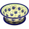 Polish Pottery Stoneware COLANDER W/PLATE