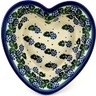 Polish Pottery Stoneware BOWL HEART SHAPED