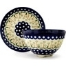 Polish Pottery Stoneware COLANDER W/PLATE