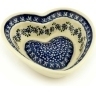 Polish Pottery Stoneware BOWL HEART SHAPED
