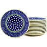 Polish Pottery PLATES SET OF 12
Shape: (S063D)