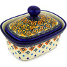 Polish Pottery Stoneware BUTTER DISH