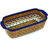 Polish Pottery Stoneware BAKER RECTANGULAR W/HANDLES