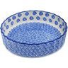 Polish Pottery Stoneware PIE DISH FLUTED