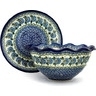 Polish Pottery Stoneware COLANDER W/PLATE