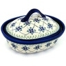 Polish Pottery Stoneware BAKER W/COVER