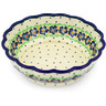 Polish Pottery Stoneware BOWL FLUTED