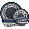 Polish Pottery Stoneware PLACE SETTING 4 PC