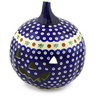 Polish Pottery Stoneware CANDLE HOLDER JACK O LANTERN
