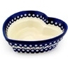 Polish Pottery Stoneware BOWL HEART SHAPED