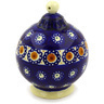 Polish Pottery Stoneware ORNAMENT CHRISTMAS BALL