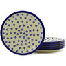 Polish Pottery Stoneware PLATES SET OF 6