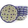 Polish Pottery Stoneware BOWLS SET OF 6