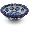 Polish Pottery Stoneware BOWL SCALLOPED