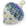 Polish Pottery Stoneware ORNAMENT CHRISTMAS BALL