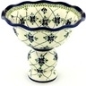 Polish Pottery Stoneware BOWL W/PEDESTAL