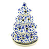 Polish Pottery Stoneware CANDLE HOLDER CHRISTMAS TREE