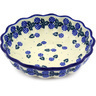 Polish Pottery Stoneware BOWL SCALLOPED FLUTED