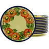 Polish Pottery Stoneware PLATES SET OF 12