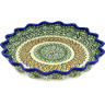 Polish Pottery Stoneware PIE DISH FLUTED