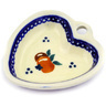 Polish Pottery Stoneware BOWL HEART SHAPED