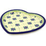 Polish Pottery Stoneware Heart Shaped Platter