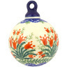 Polish Pottery Stoneware ORNAMENT CHRISTMAS BALL