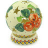 Polish Pottery Stoneware CANDLE HOLDER GLOBE