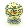 Polish Pottery Stoneware CANDLE HOLDER GLOBE