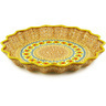 Polish Pottery Stoneware PIE DISH FLUTED