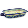 Polish Pottery Stoneware BAKER RECTANGULAR W/HANDLES