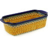 Polish Pottery Stoneware BAKER RECTANGULAR W/HANDLES
